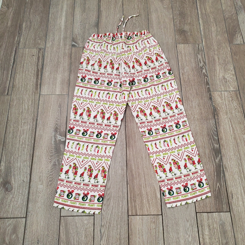 NWOT Hanna Andersson men's 100% cotton Dr. Seuss Grinch flannel pajama pant S
